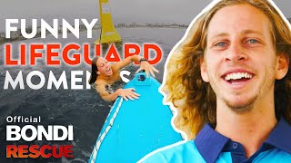 FUNNIEST Lifeguard Moments of Bondi Rescue Season 13 [upl. by Dryden]