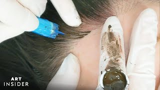 Hairline Microblading Gives The Appearance of Fuller Hair [upl. by Prasad]