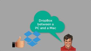 Using DropBox to share a file between a Mac and a PC [upl. by Dorris836]