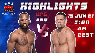 Leon Edwards vs Nate Diaz  UFC 263  Highlights [upl. by Koziel840]