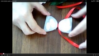 tutorial farfallina papillon portaconfetti [upl. by Ylrebmic939]