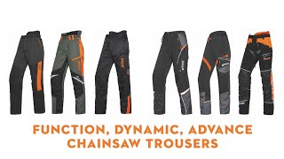 STIHL Chainsaw Trousers  STIHL XLight XFlex amp XTREEM Trousers  STIHL PPE  STIHL GB [upl. by Naaman]