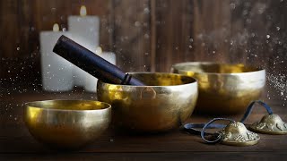 Tibetan Bowls Healing Meditation Pure Positive Vibes Boost Your Aura Relaxing Music Meditation [upl. by Yecac743]