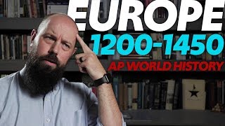 Developments in EUROPE 12001450 AP World History Review Unit 1 Topic 6 [upl. by Yvehc]