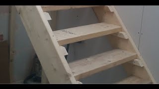 How to build Stairs Easy steps DIY staircase [upl. by Draned]