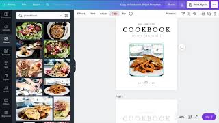 Cookbook Ebook Template Tutorial [upl. by Yldarb127]