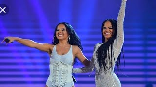 Becky G Natti Natasha Live  Sin Pijama Premios Juventud 2019 Gala en Directo HD [upl. by Amaleta]