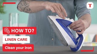 How to clean your iron  Tefal [upl. by Jeminah]