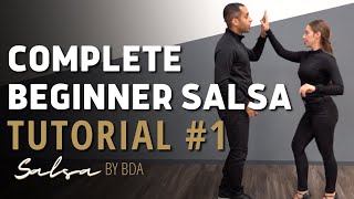 Complete Beginner Salsa Tutorial  Learn Salsa Dancing With A Partner  Demetrio amp Nicole [upl. by Salter]