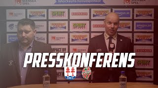 Presskonferens Timrå IK  MoDo Hockey [upl. by Silvanus73]