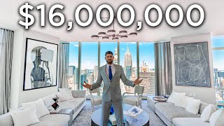 NYC Apartment Tour 16 MILLION LUXURY APARTMENT [upl. by Nicolai]