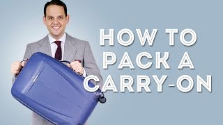 How To Pack A CarryOn Suitcase For A Short Business Trip  Packing Tips amp Hacks From a Travel Pro [upl. by Dowlen697]