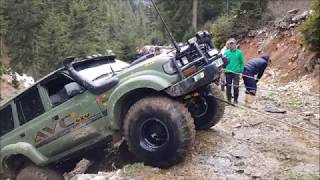 Toyota Land Cruiser HDJ80  40irok Extreme OFFROAD  Rocks [upl. by Lucine873]