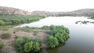 A quick flight around Arivaca Lake [upl. by Lilybel]